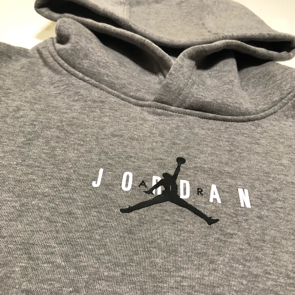 NIKE Jordan Screen Print Hoodie 955802-GEH - Picture 3 of 5